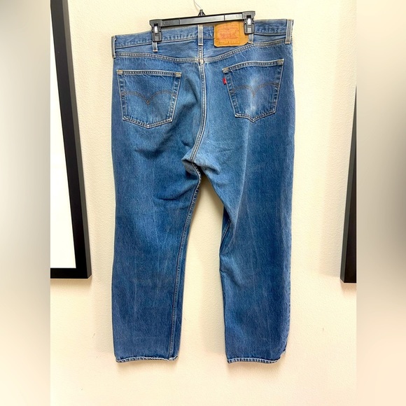 Levi’s Vintage 1995 501XX 501-0117 Denim Jeans Made in USA Men's 44X32 Faded